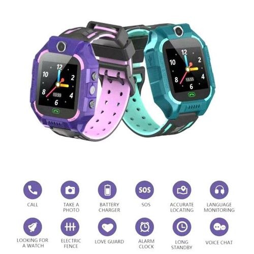 Children Smart Watch Camera Lighting Touch Screen Sos Call Lbs Tracking Location Finder Kids Baby Smart Watches