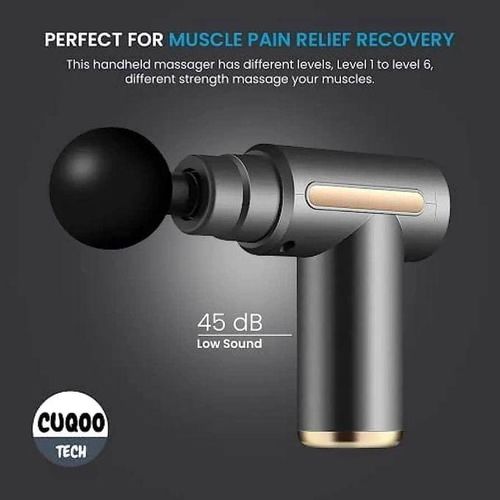 Portable Electric Mini Fascial Massage Gun Muscle Body Massager Back Neck Tissue Stimulator