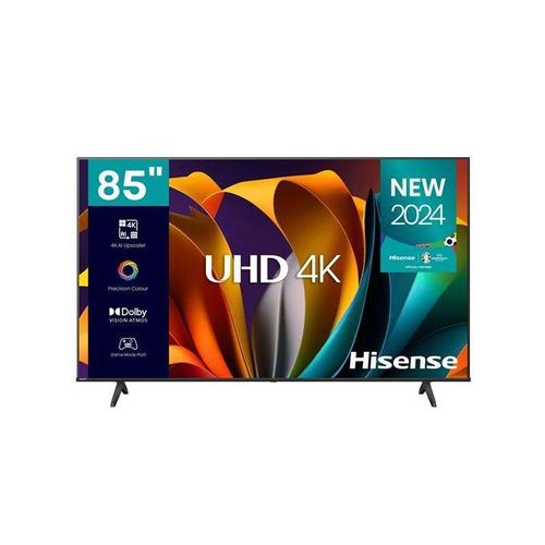 Hisense 85 Inch UHD 4K VIDAA Smart TV A Series 2024 - Black