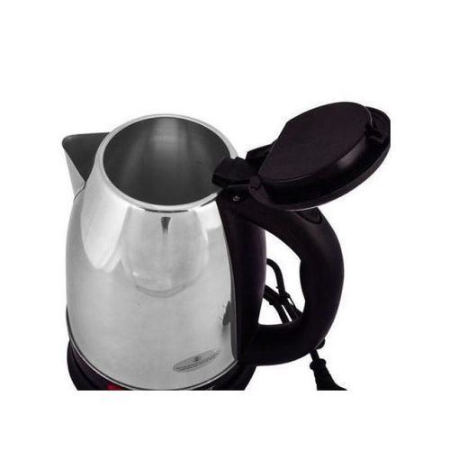 Electric Kettle Fast Boiling Percolator, 2 Litres - Silver,Black