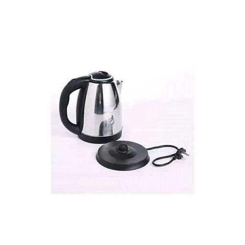2L Electric Kettle Percolator & A Flat Iron  Plus A Free TV Guard - Silver, Black