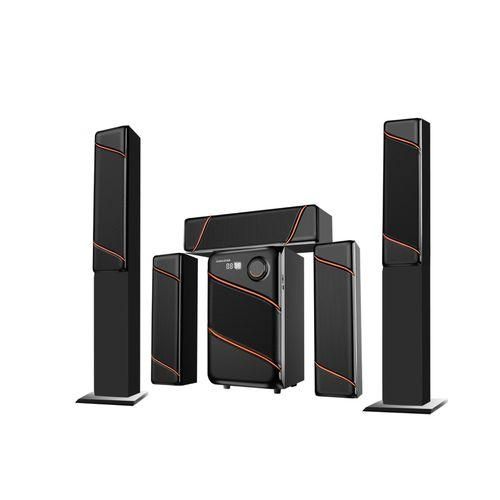 Global Star Bluetooth Home Speaker GS-98K5 5.1 Home Multispeaker System - Black