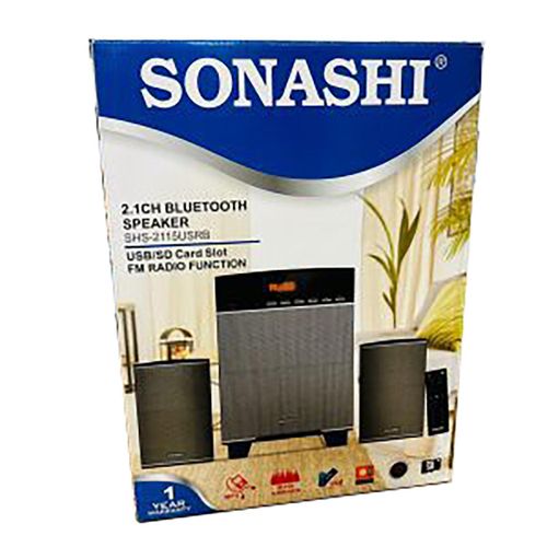 Sonashi Soundbar Home Theatre System Speaker With Very Clear Sound-Grey