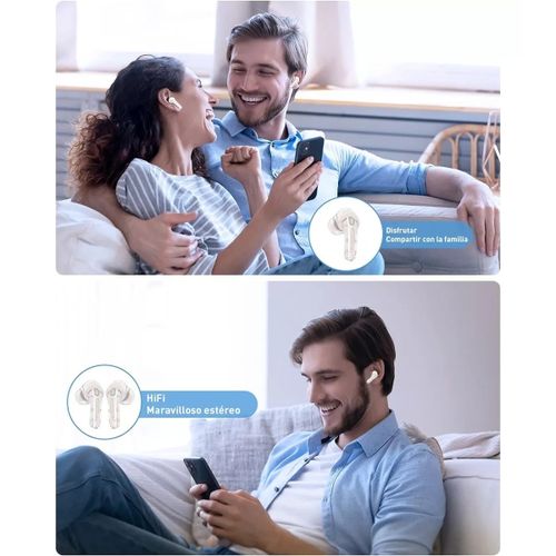 A2PRO T W S Wireless Bluetooth Earphone Headphone Sport Touch Mini Earbuds Stereo Bass Headset-white