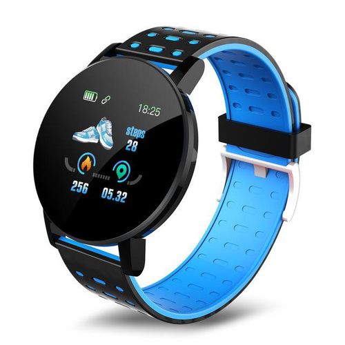 119plus D18S Macaron smartwatch with heart rate and sleep monitoring, Bluetooth sports wristband