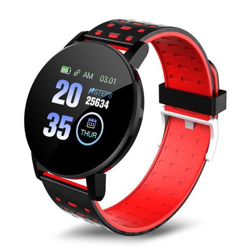 119plus D18S Macaron smartwatch with heart rate and sleep monitoring, Bluetooth sports wristband
