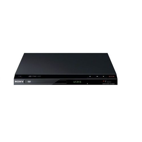 Sony DVD Player DVPSR520, MP3, ACC, WMA and LPCM, USB Play & Record - Black