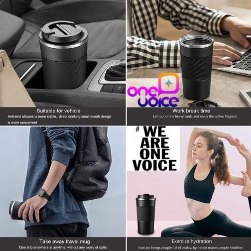 Biaobang Cup And Anti Theft Laptop Bag With USB Port-Black/White