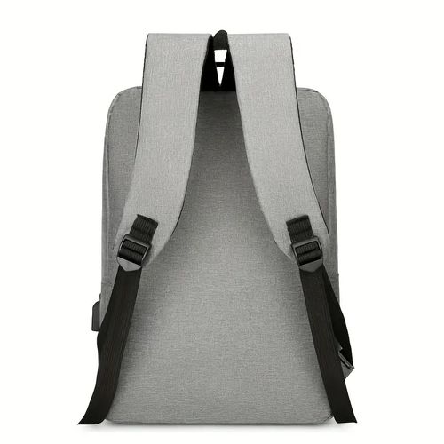 White Label Laptop Bag With USB Port - Grey/Black
