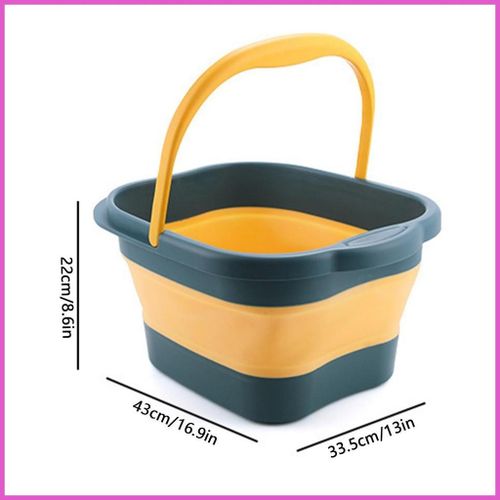 Foot Bath Basin Foot Soak Tub With Massaging Rollers And Handle Stress Relief Foot Massager Soak Basin For Family fotph