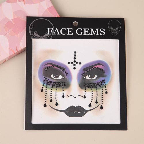 Facial Stickers Makeup Kit Self Adhesive Nail Art  D