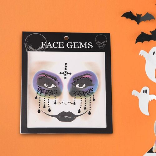 Facial Stickers Makeup Kit Self Adhesive Nail Art  D