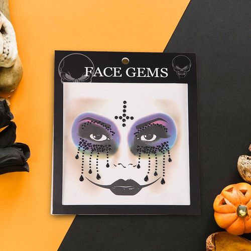 Facial Stickers Makeup Kit Self Adhesive Nail Art  D