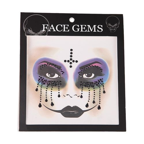 Facial Stickers Makeup Kit Self Adhesive Nail Art  D