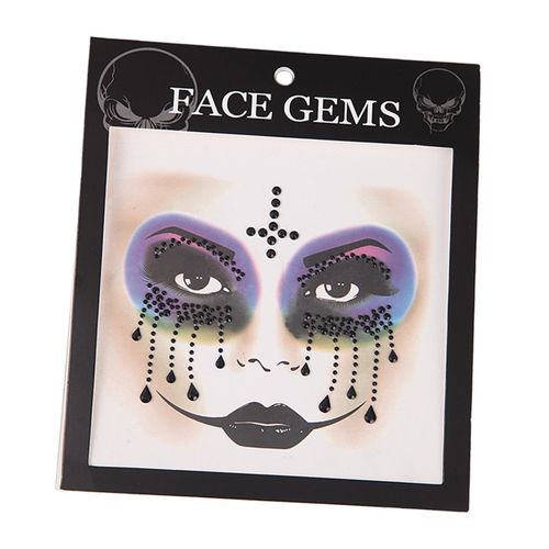 Facial Stickers Makeup Kit Self Adhesive Nail Art  D