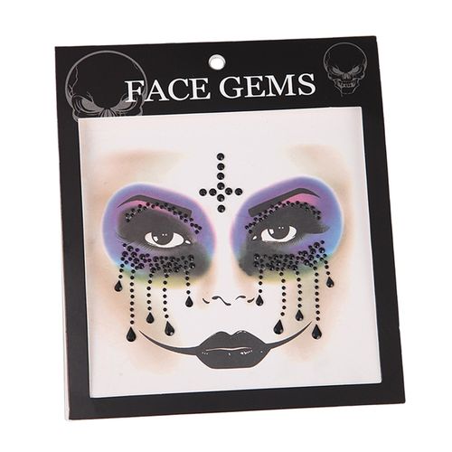 Facial Stickers Makeup Kit Self Adhesive Nail Art  D