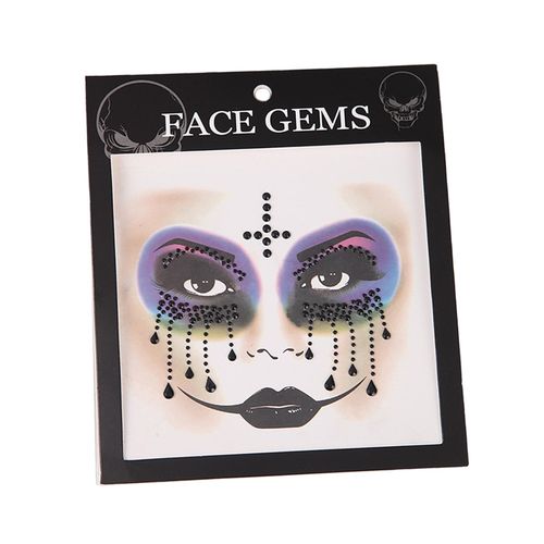 Facial Stickers Makeup Kit Self Adhesive Nail Art  D