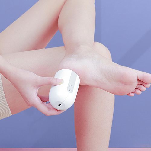 Electric Foot Callus Remover, Rechargeable Pedicure Tools Quiet White