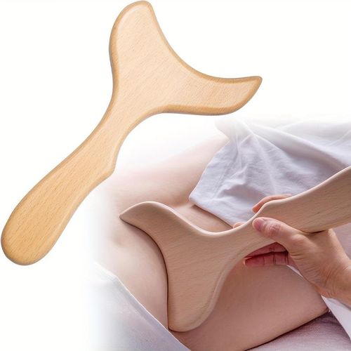 Wooden Lymphatic Massager, Manual Body Sculpting Contouring Tool, for Muscle Tension Relief,