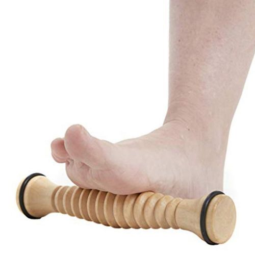 1 Pcs Wooden Foot Roller Massager For Plantar Fasciitis Stress Relief