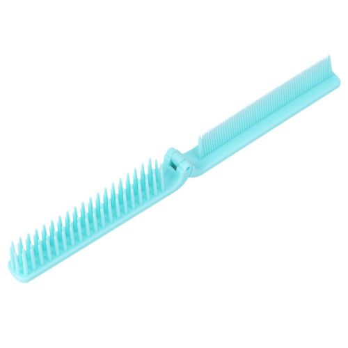 Pocket Folding Hair Brush Comb Portable Collapsible Travel Essentials Scalp Massage Plastic Hair Brush Random Color
