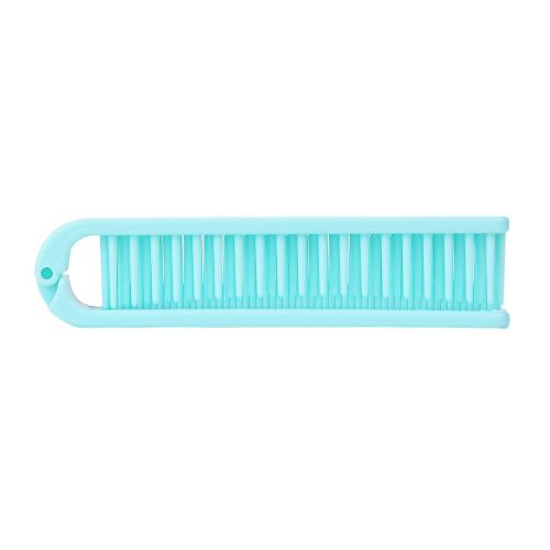 Pocket Folding Hair Brush Comb Portable Collapsible Travel Essentials Scalp Massage Plastic Hair Brush Random Color