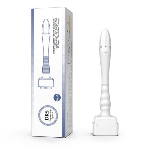 Adjustable Micro-Needling Derma Stamp Roller Skin Care Tool for Face Hair Beard