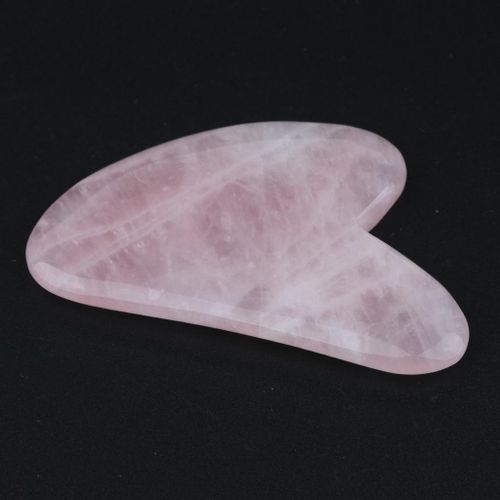 Jade   Roller   And   Gua   Sha   Tools   Set  -  Natural   Silver