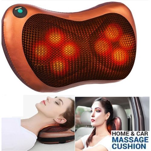 Automatic Heating Massage Pillow, -Brown
