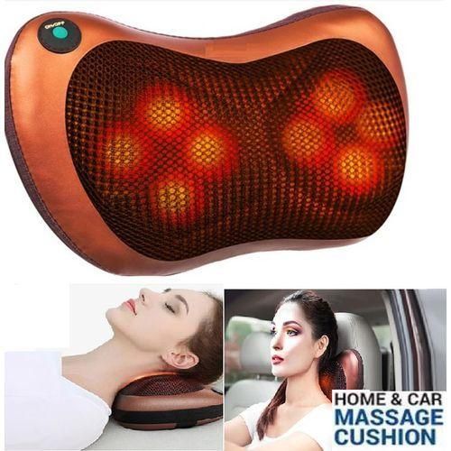 Automatic Heating Massage Pillow, -Brown