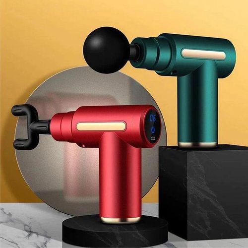 Portable Electric Mini Fascial Massage Gun Muscle Body Massager Back Neck Tissue Percussion Acid Relief Pain Relax Slimming Shaping