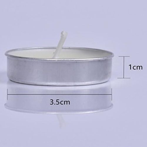 Candle Decor White Tea Lights Party Decor 50pcs