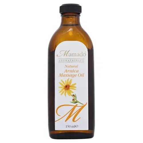 Mamado Natural Arnica Massage Oil 150Ml-Brown