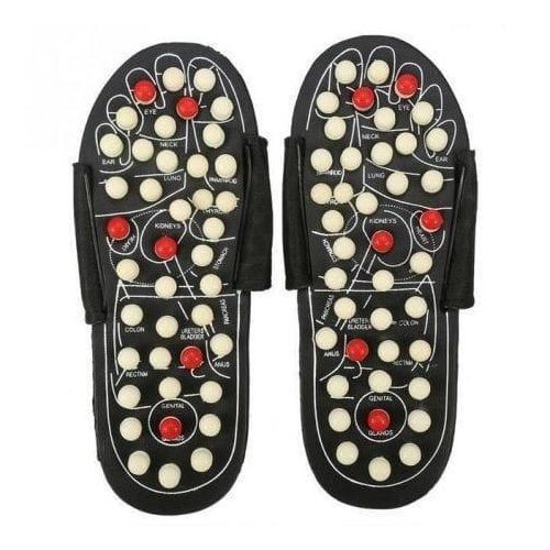Foot Massage Unisex Sandals/Slippers - Black