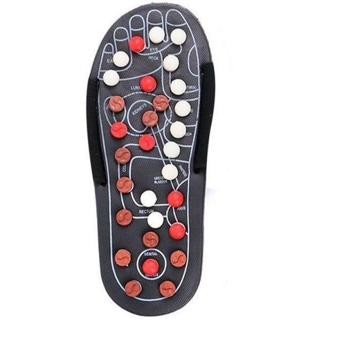 Foot Massage Unisex Sandals/Slippers - Black