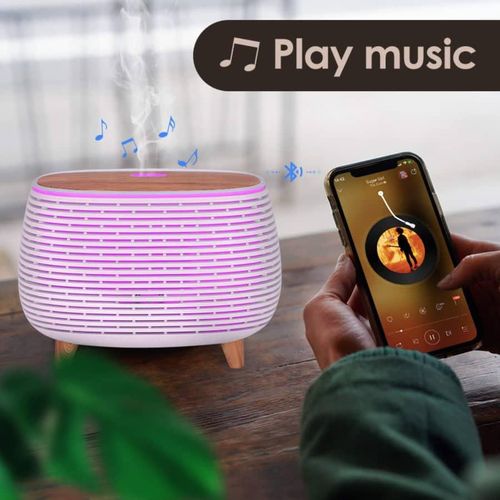 400ml Essential Oil Diffuser, Aroma Diffuser, Air Humidifier, Oil Diffusers for Home Decor, LED Light, Aromatherapy Oils