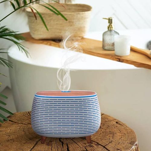 400ml Essential Oil Diffuser, Aroma Diffuser, Air Humidifier, Oil Diffusers for Home Decor, LED Light, Aromatherapy Oils