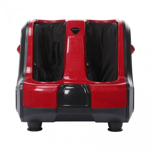 Smart Kneading Rolling Vibration Shiatsu Heat Foot Calf Leg Massager 110V US Plug Electric Stimulator Adjustable Tilt And Washable Sleeves Perfect For Relexable  And  Pain Relief -Multicolor