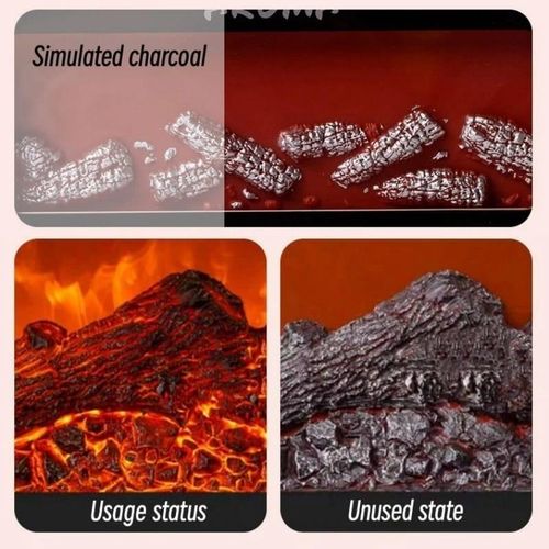 TV Fireplace Flame Aromatherapy Air Humidifier USB Essential Oil Diffuser Home Ultrasonic Mist Aroma Diffuser with 7 Color Light
