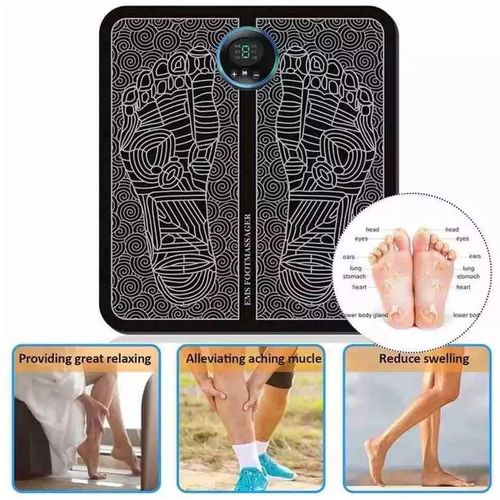Ems Electric Foot Massage Pad Feet Pulse Muscle Massager
