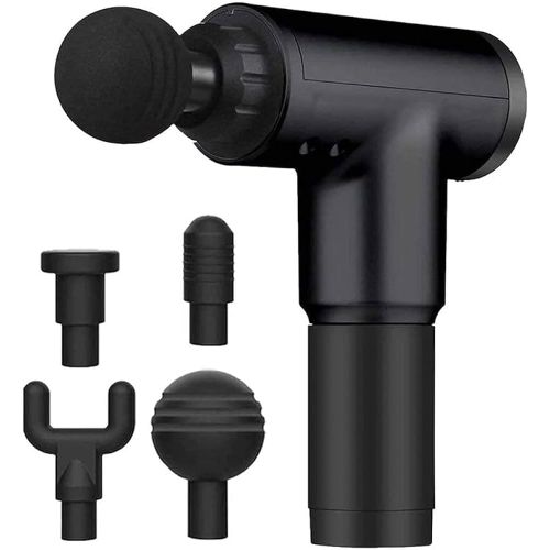 Massage Gun Portable Vibration Full Body Massager with 4 Tools and 6 Adjustable Speed  for Head Neck Leg Hand and Back Massager