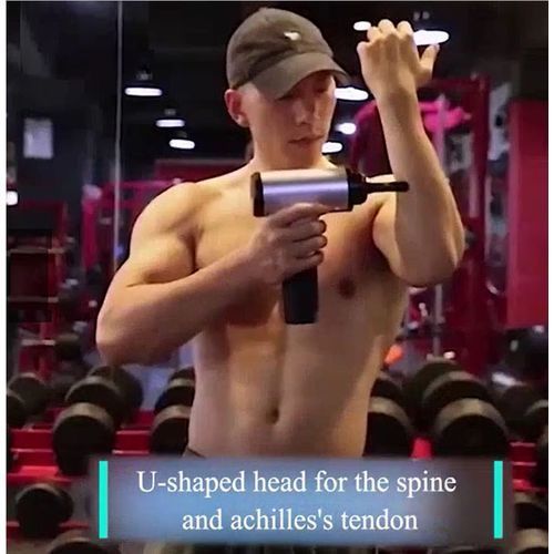 Massage Gun Portable Vibration Full Body Massager with 4 Tools and 6 Adjustable Speed  for Head Neck Leg Hand and Back Massager