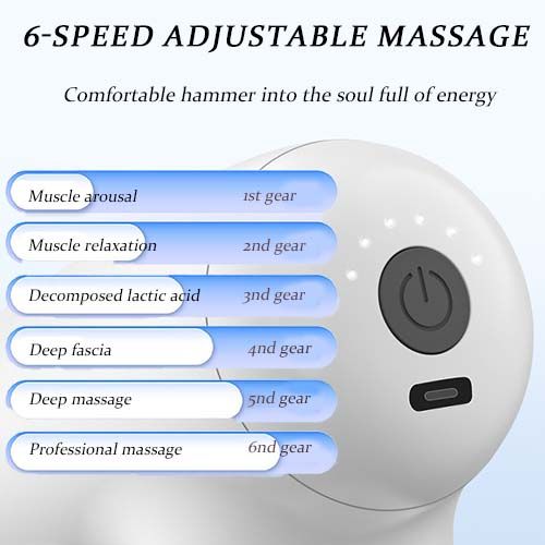 6speed/portable Deep Muscle Massager