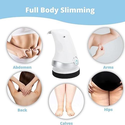 Anti-Cellulite Removal Vibration And Body Belly Fat Slimming Machine - White