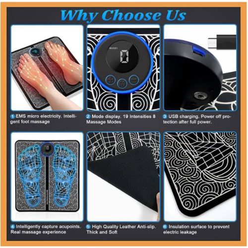 EMS Neck And Foot Universal Massage Sole Meridian Massager