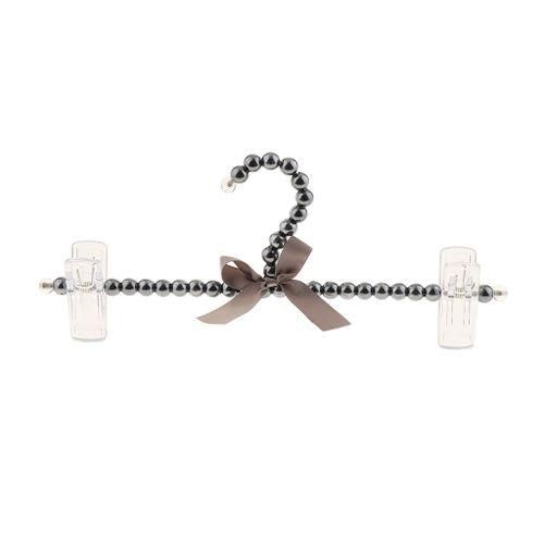 Princess Pearl Beads Clothes Hangers Hook with Bowknot for