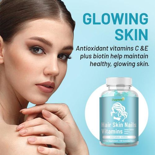 Hair , skin, Nails With Biotin, Vitamin  C&E