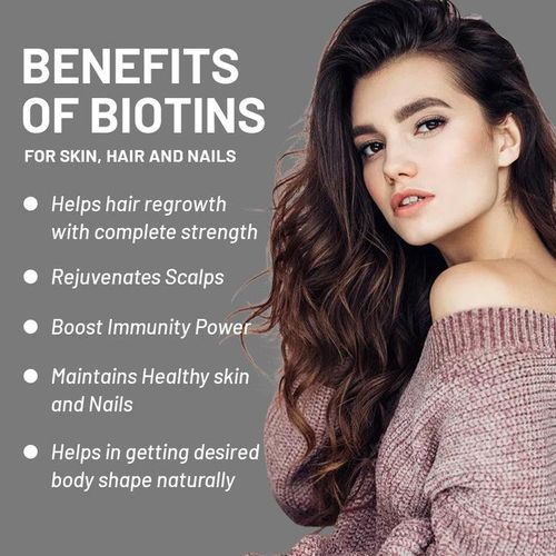 Hair , skin, Nails With Biotin, Vitamin  C&E