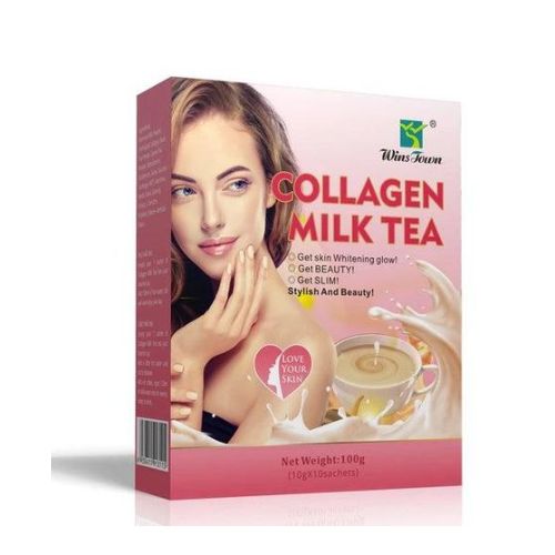 Wins Town Collagen Milk Tea - 10tea bags