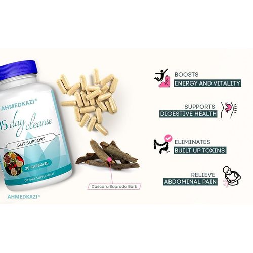 Detox 15 Day Gut Cleanse &ndash; Gut and Colon Support,15 Day Cleanse